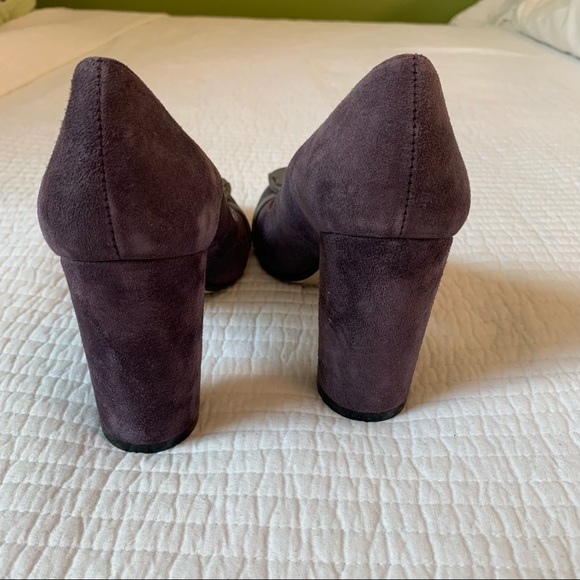 Pamar suede heels in Euro size 37 - Picture 3 of 7